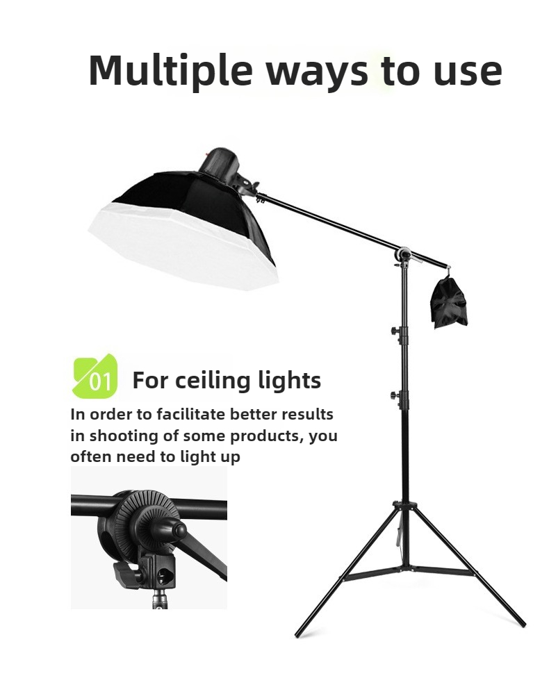 Reflector Arm Clamp - Fotoğraf Stüdyosu Bom Reflektör Kolu Desteği