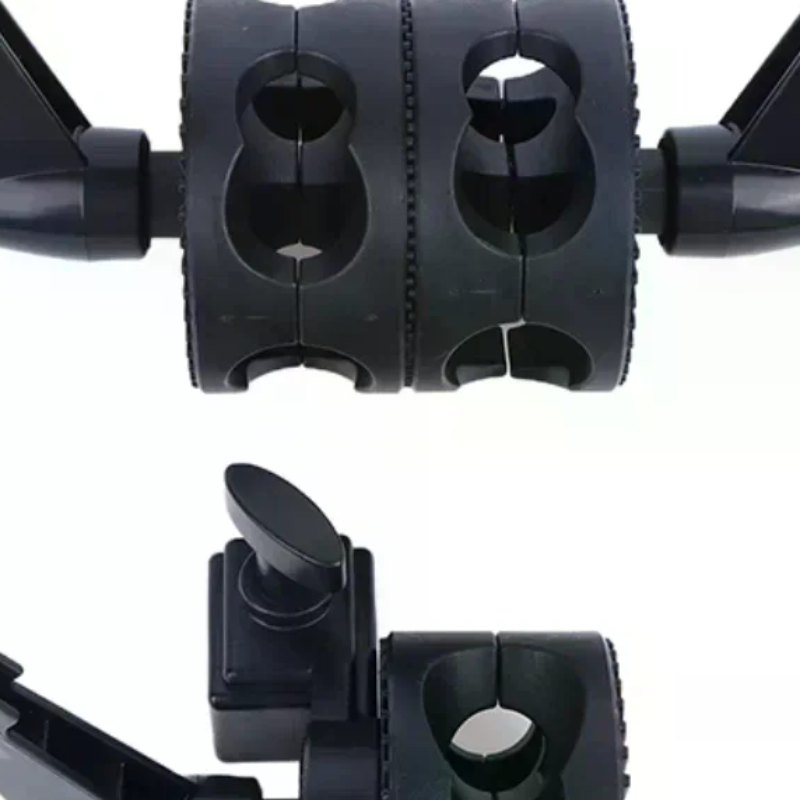 Reflector Arm Clamp - Döner Tek/Çift Kafa Tutucu Braketi Fotoğraf