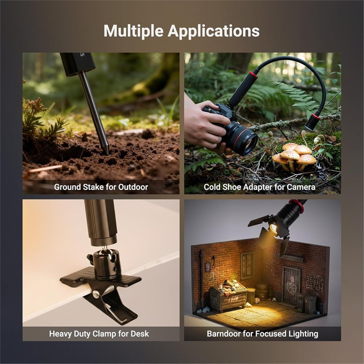 Photography Lighting Angles - M05K Makro Fotoğrafçılık için LED Işık