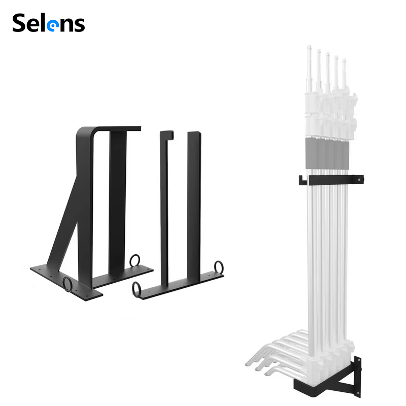 Photography Lighting Wall - Selens Duvara Monte C-Stand Depolama Rafı