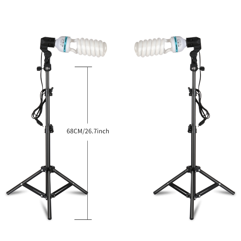 Photography Lighting Kit Portable - 2 Parça 135W 5500K Fotoğrafçılık Aydınlatma