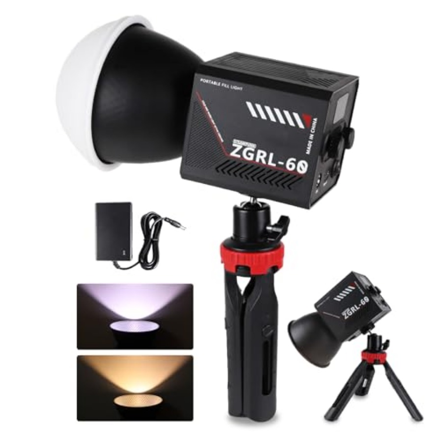 Photography Lighting For Studio - 60W COB LED Video Işığı, 8000