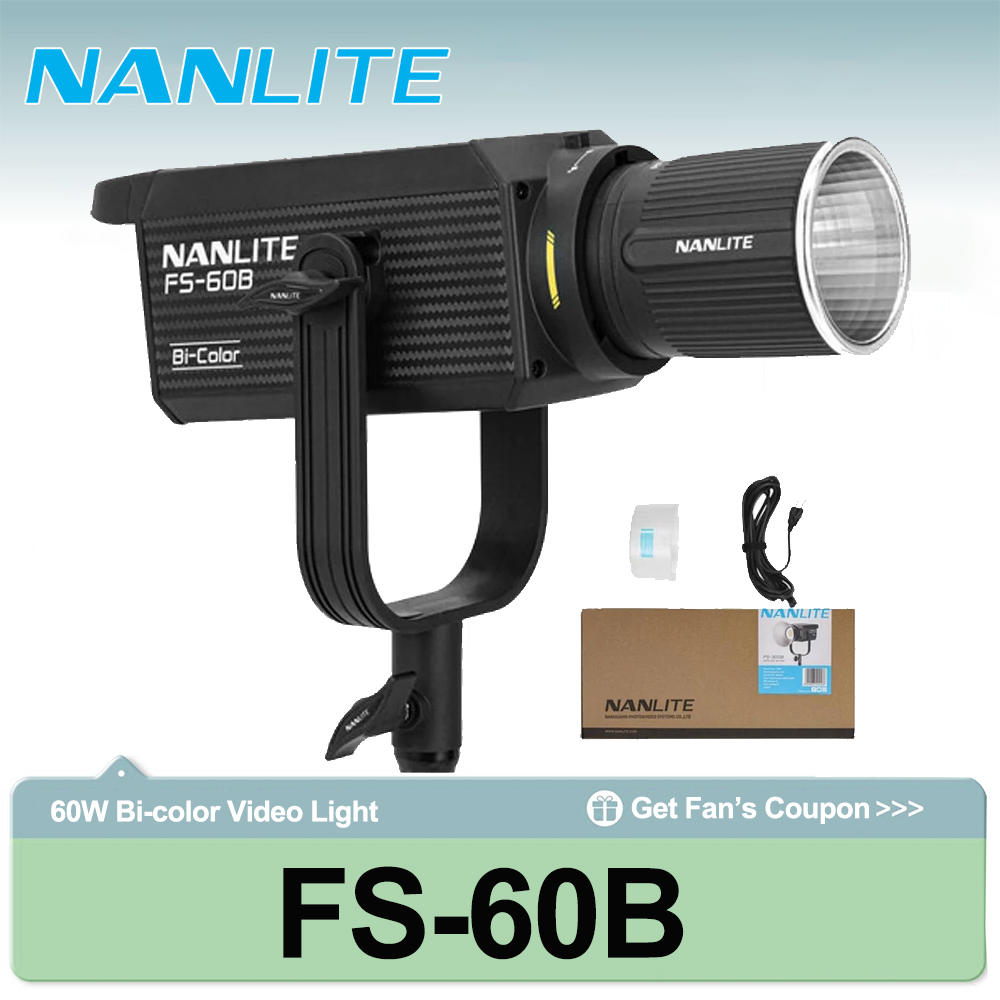Photography Lighting For Outdoors - Nanlite FS-60B 70W İki Renkli Spot
