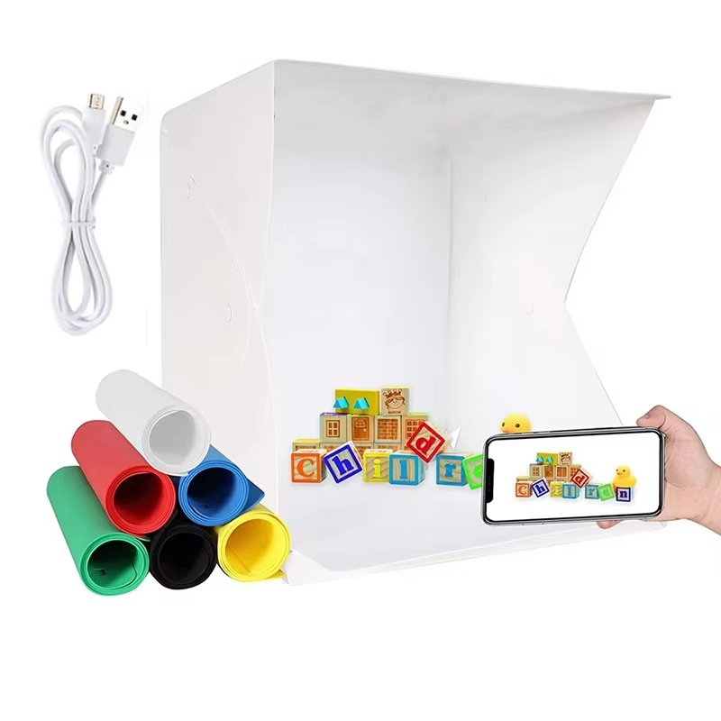 Photography Lighting Case - Katlanabilir Işık Kutusu Taşınabilir Fotoğrafçılık LED