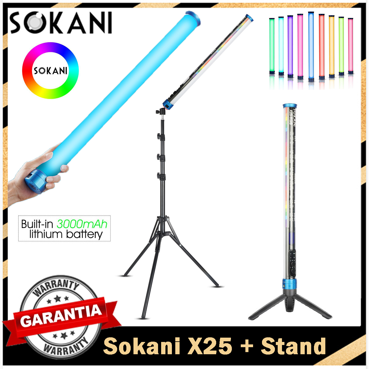 Photography Lighting Rgb - Sokani X25 RGB LED Video Işığı