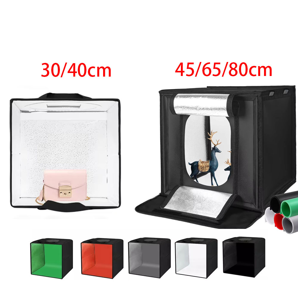 Photography Lighting Kit Portable - 30/40/45 65 80 cm Fotoğraf Çadırı