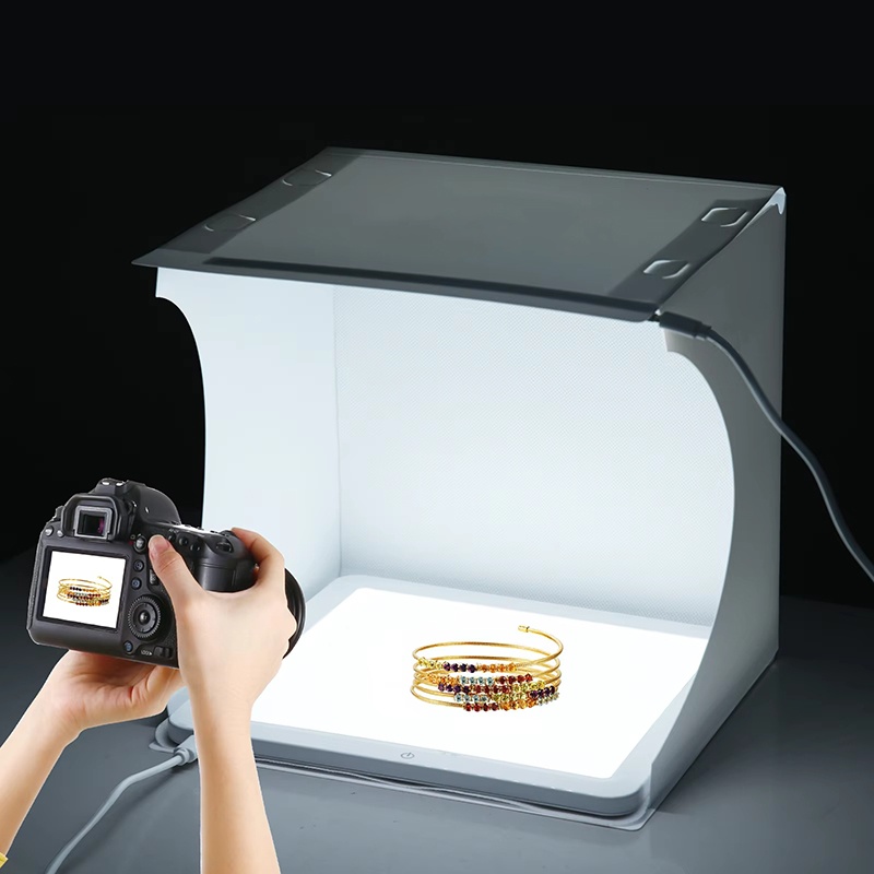 Photography Lighting Case - 20cm Taşınabilir Fotoğraf Kutusu Fotoğrafçılık Katlanabilir
