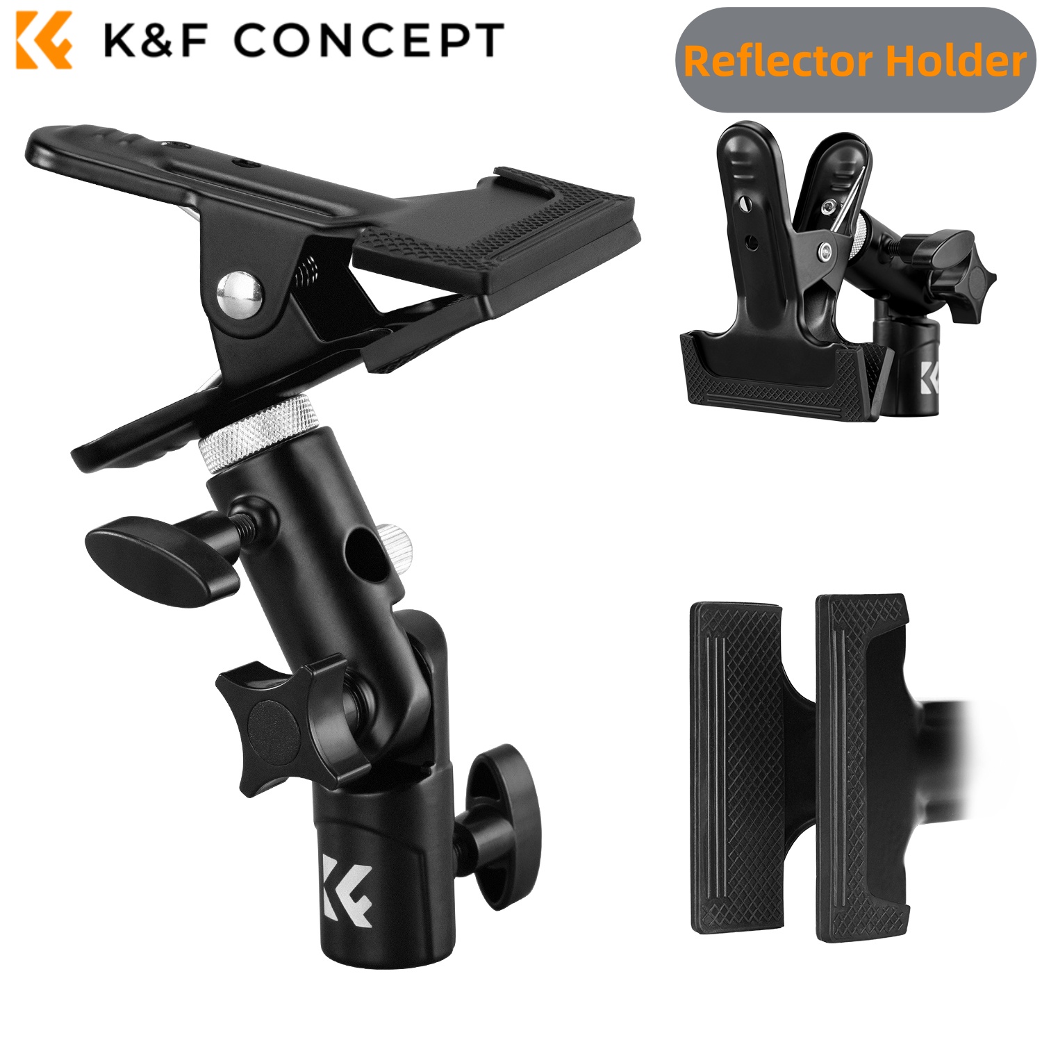 Reflector Arm Clamp - K&F CONCEPT Reflektör Klipsli Tutucu Işık