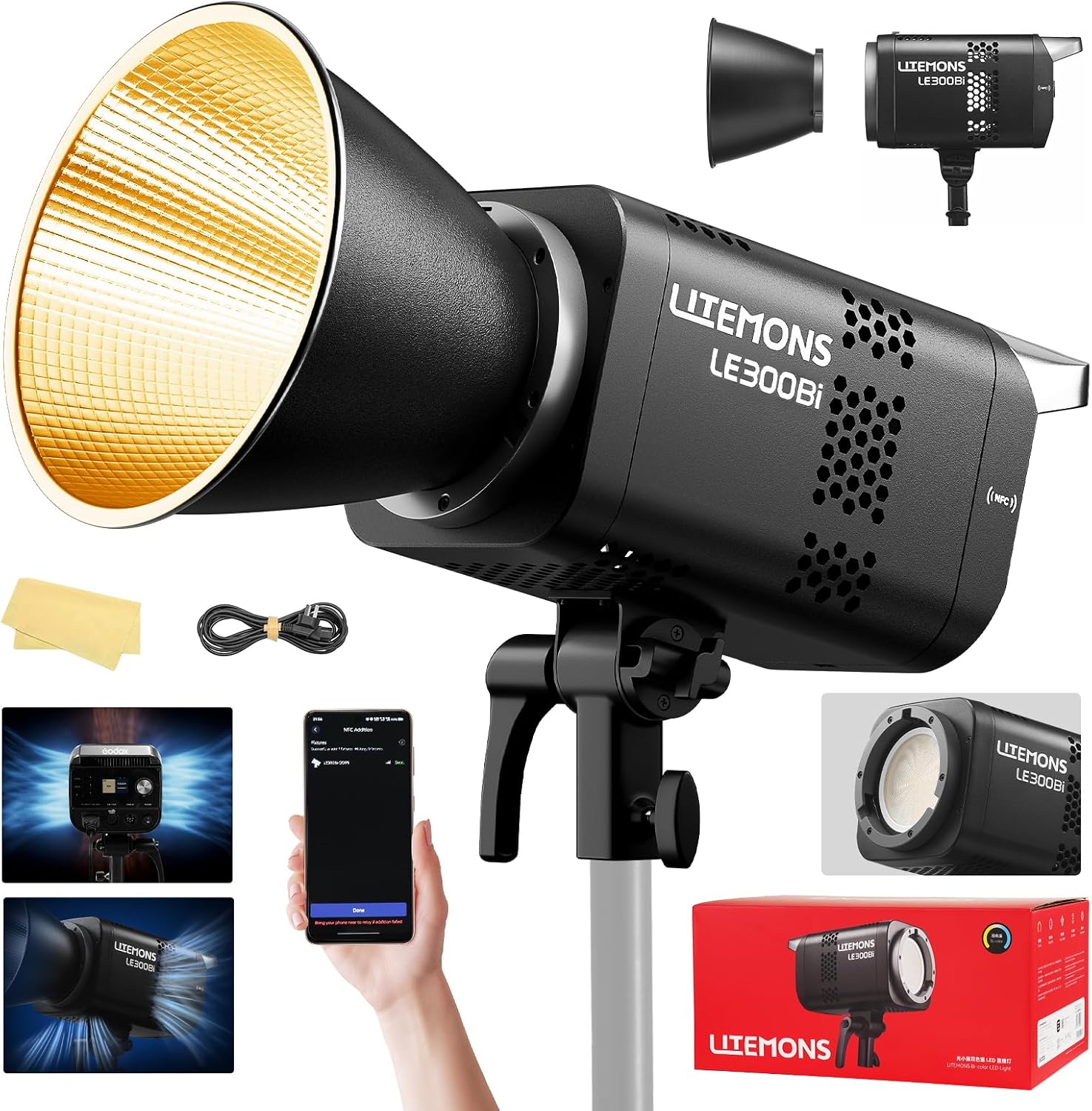 Photography Lighting Rgb - RGB LED Video Aydınlatma Kiti, 3'lü