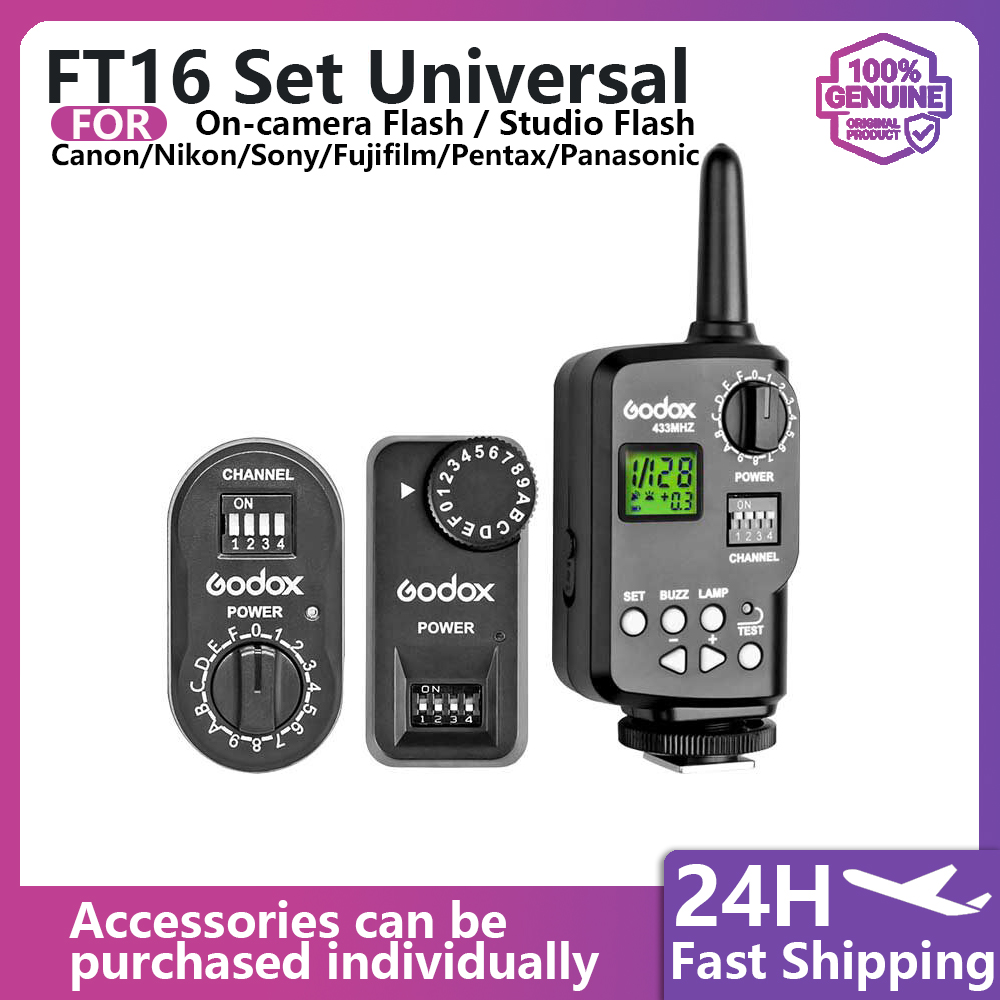 Trigger Receiver Set - FT-16 Flaş Tetikleyici Seti Verici Alıcı
