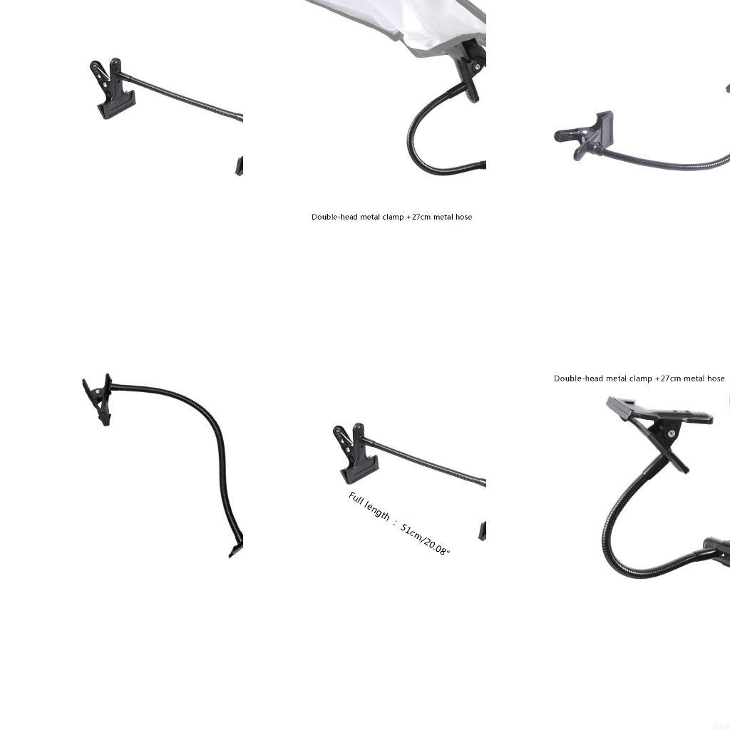 Reflector Arm Clamp - 193A Çift Güçlü Kelepçeler Esnek Metal
