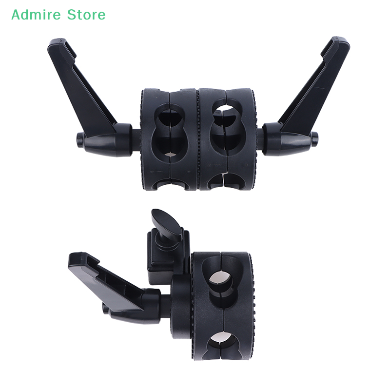 Reflector Arm Clamp - Fotoğraf Stüdyosu için Döner Tek/Çift Başlı