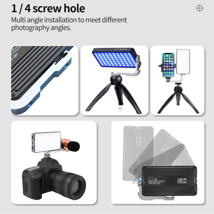 Pixel G3 Düz Panel RGB Dolgu I - Photography Lighting Rgb incelemesi ve fiyatı