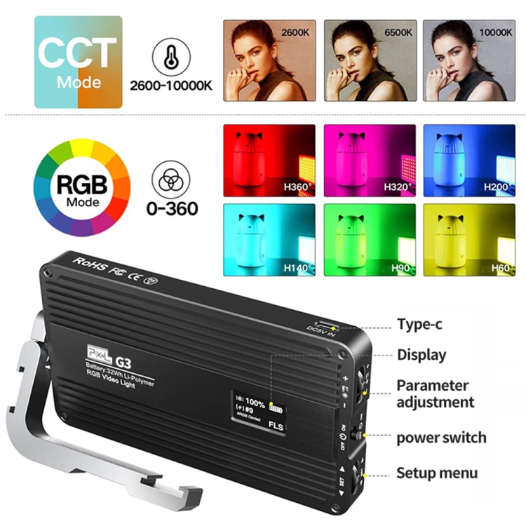 Pixel G3 Düz Panel RGB Dolgu I - Photography Lighting Rgb incelemesi ve fiyatı