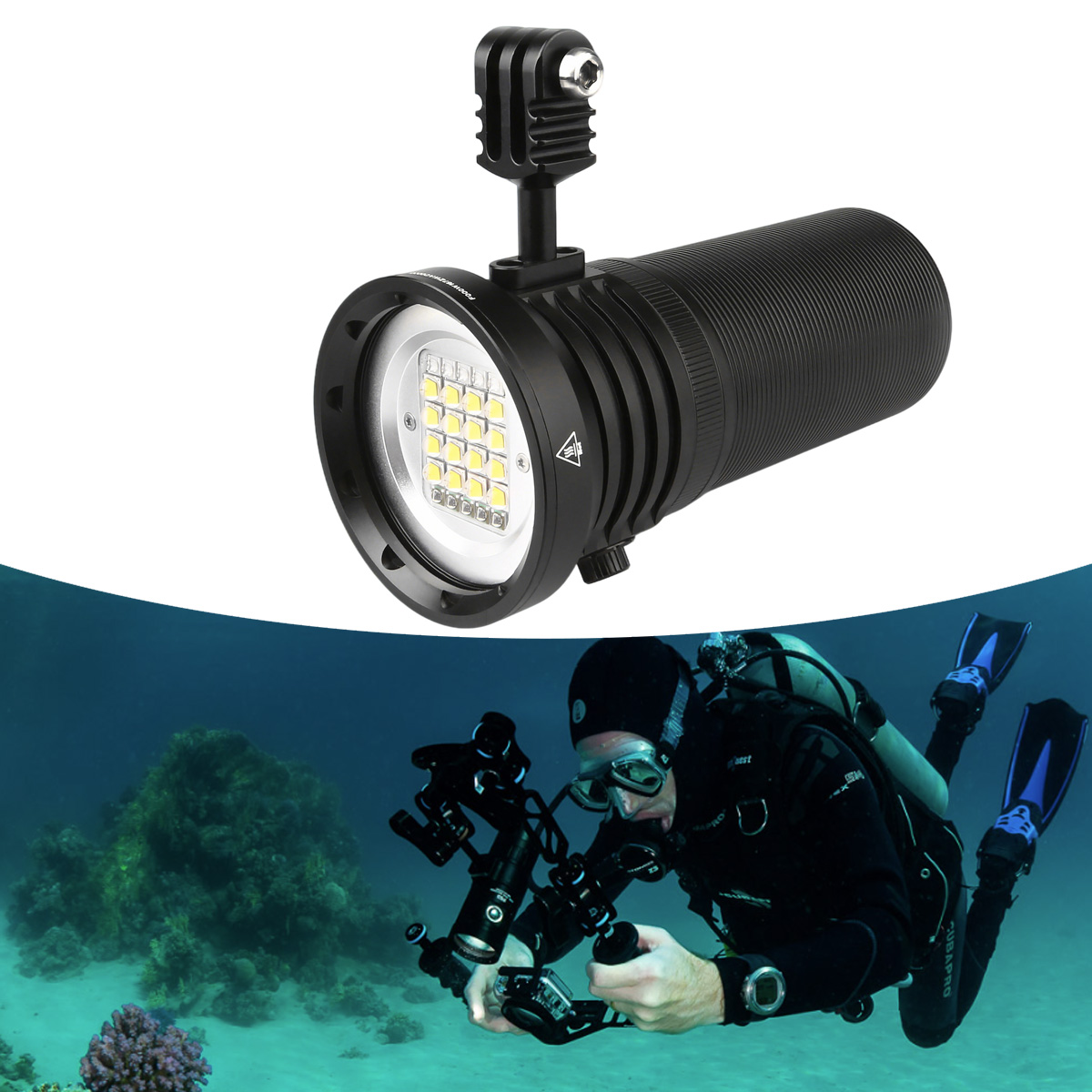 W167 Şarj Edilebilir LED Dalış - Photography Lighting Angles incelemesi ve fiyatı