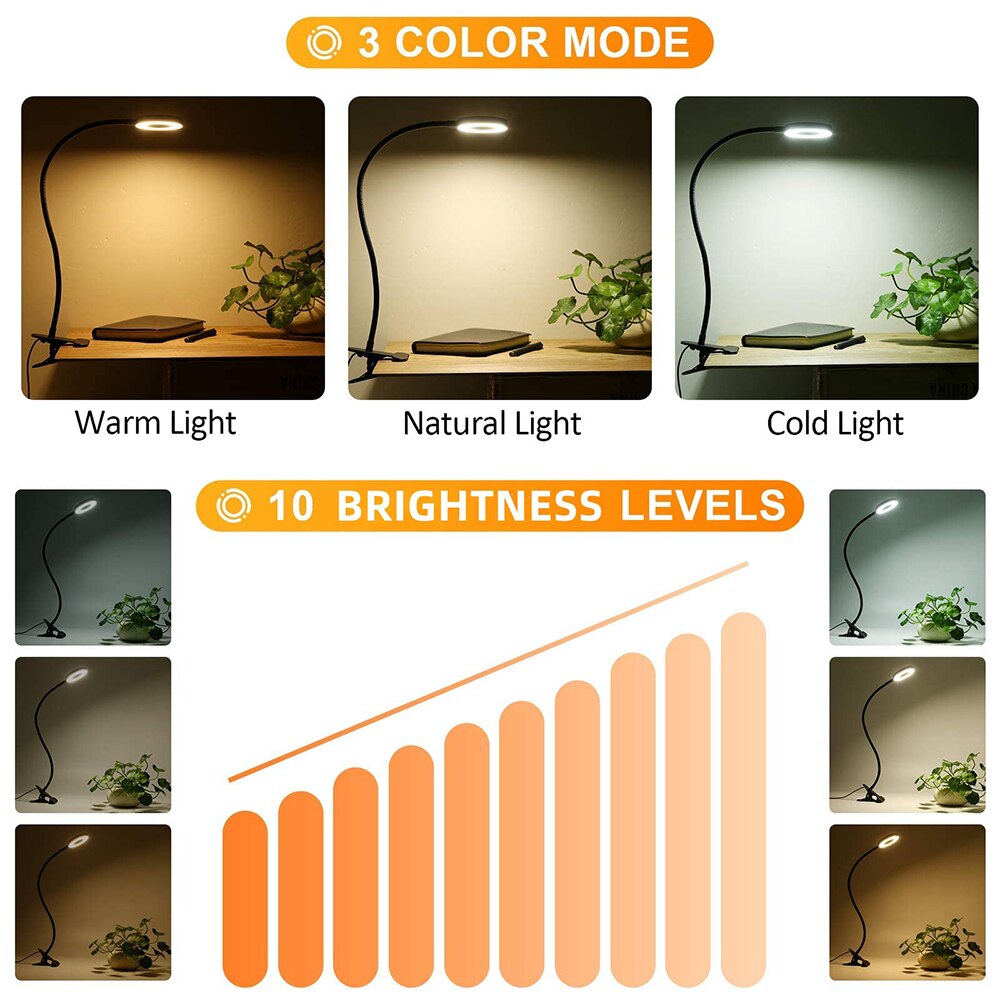 48 LEDs masa lambası klip USB  - Photography Lighting Book incelemesi ve fiyatı