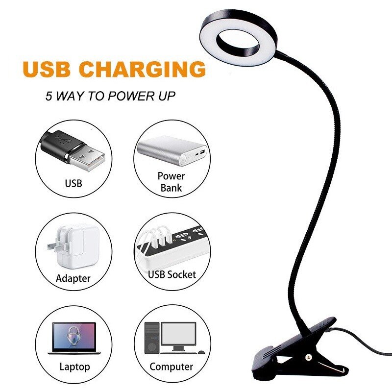 48 LEDs masa lambası klip USB  - Photography Lighting Book incelemesi ve fiyatı