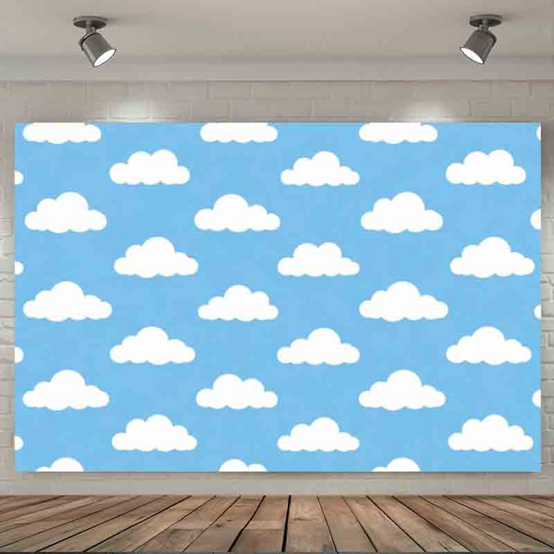Çizgi Film Basit Mavi Gökyüzü  - Photography Lighting White Background incelemesi ve fiyatı