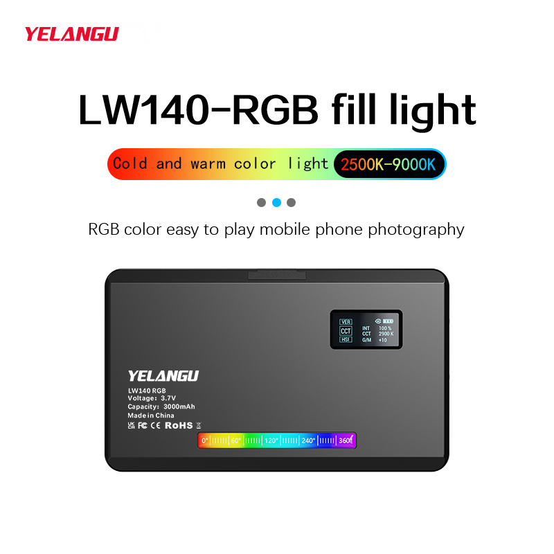 YELANGU RGB LED Video Işığı W1 - Photography Lighting Rgb incelemesi ve fiyatı