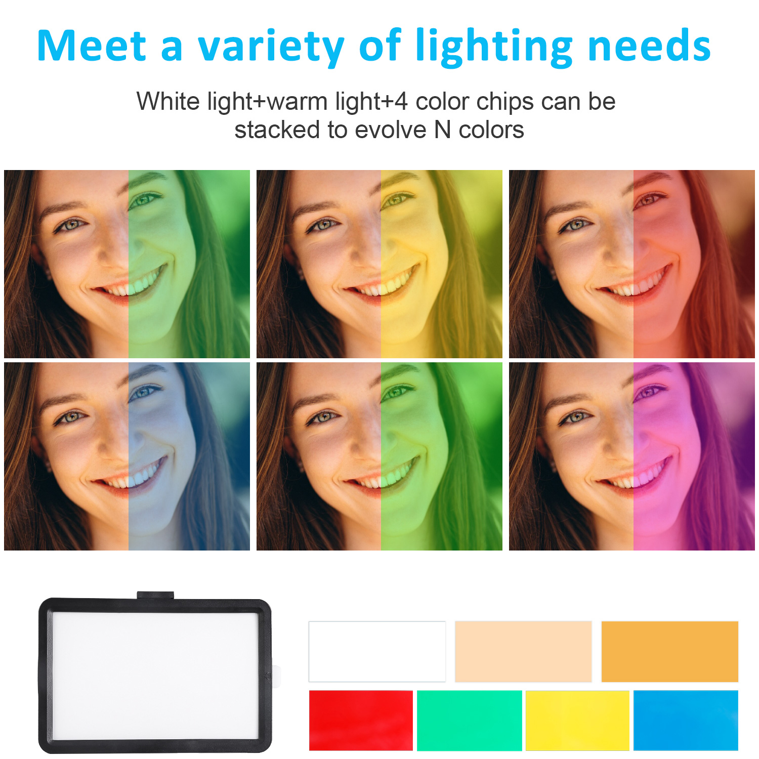 8 inç Kare LED Dolgu Işığı, 43 - Stand Lighting Photography incelemesi ve fiyatı
