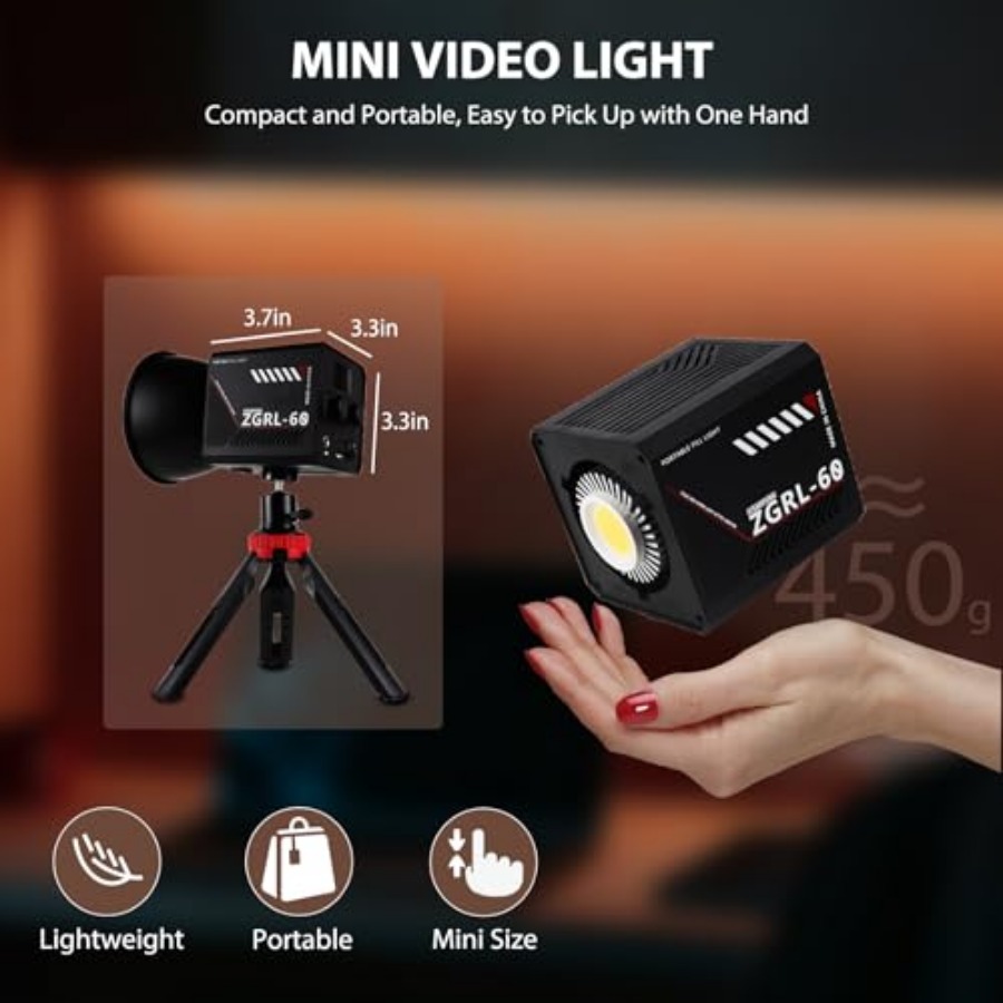 60W COB LED Video Işığı, 8000  - Photography Lighting For Studio incelemesi ve fiyatı