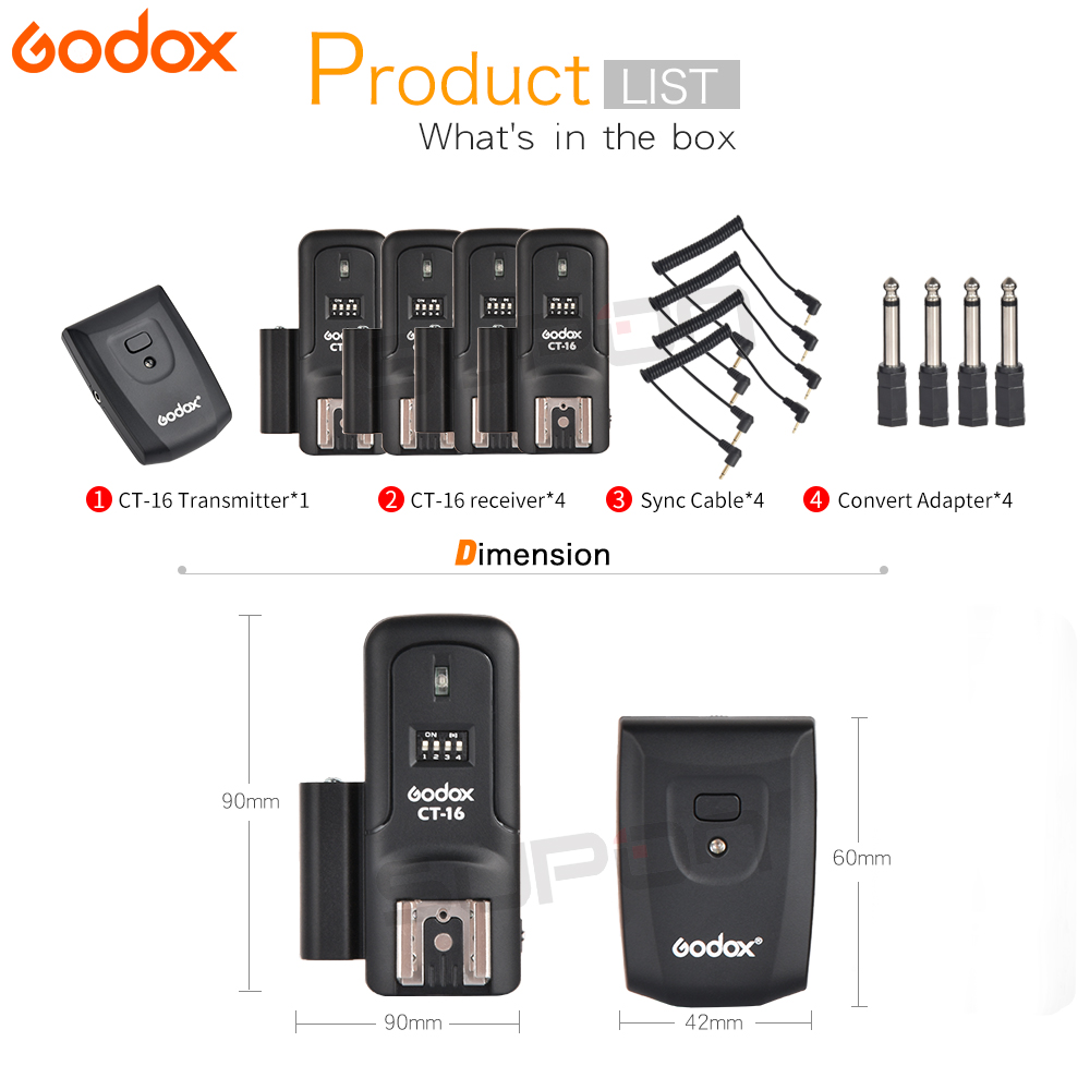 Godox CT-16 kablosuz radyo stü - Trigger Receiver Set incelemesi ve fiyatı