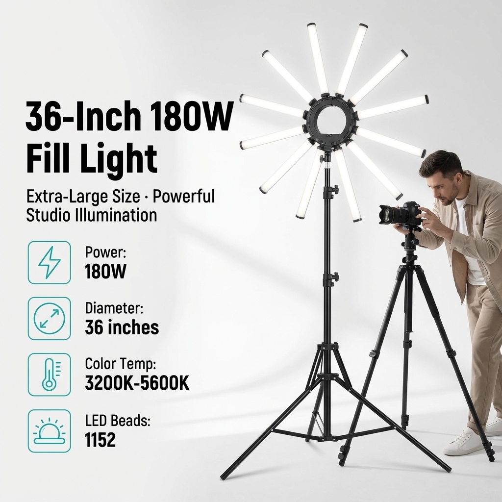 12 Kollu Çoklu Tüp Fotoğrafçıl - Photography Lighting For Studio incelemesi ve fiyatı