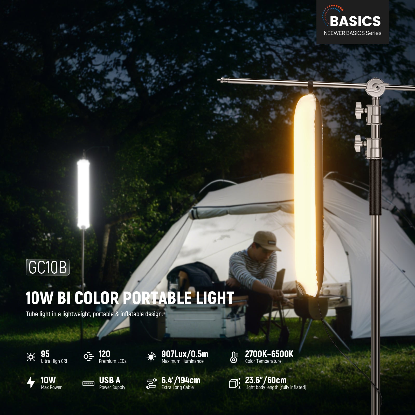 NEEWER BASICS 10W 21W İki Renk - Photography Lighting For Outdoors incelemesi ve fiyatı