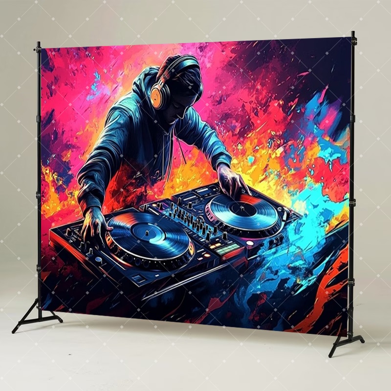Hip Hop Müzik DJ Partisi Dekor - Photography Lighting For Studio incelemesi ve fiyatı