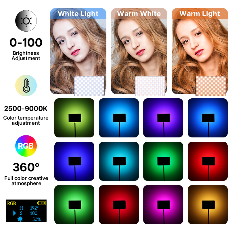 Ulanzi LT003 15W RGB Video işı - Photography Lighting Rgb incelemesi ve fiyatı