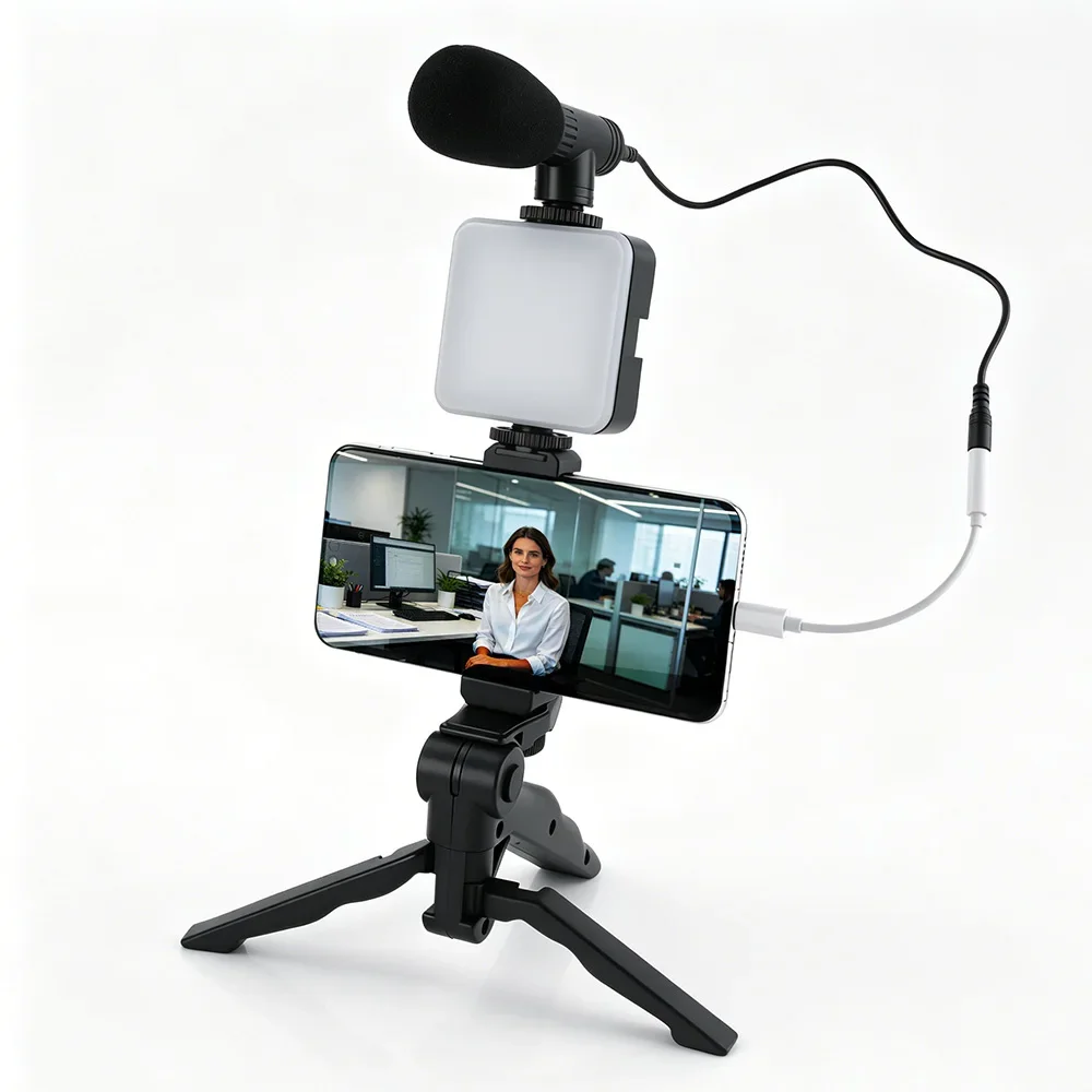 Akıllı Telefon Vlog Çekim Kiti - Photography Lighting Kit Portable incelemesi ve fiyatı